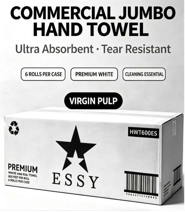 ESSY Roll Hand Towel texture and diamond embossing