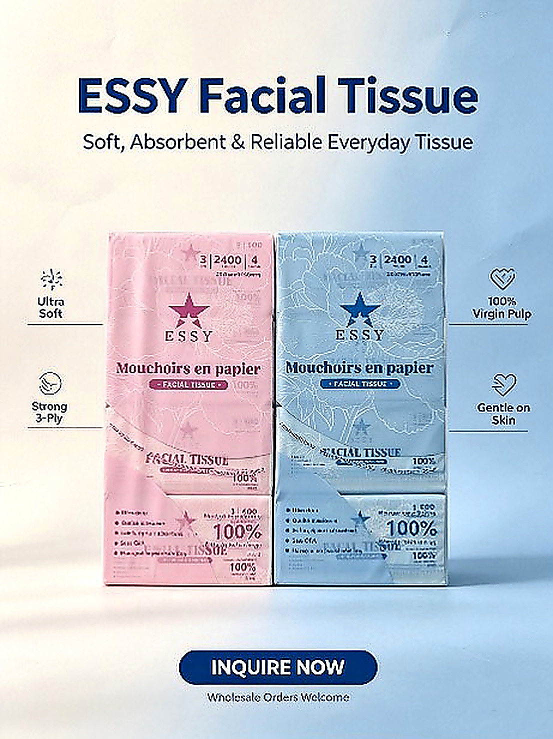 ESSY Ultra Soft Facial Tissue