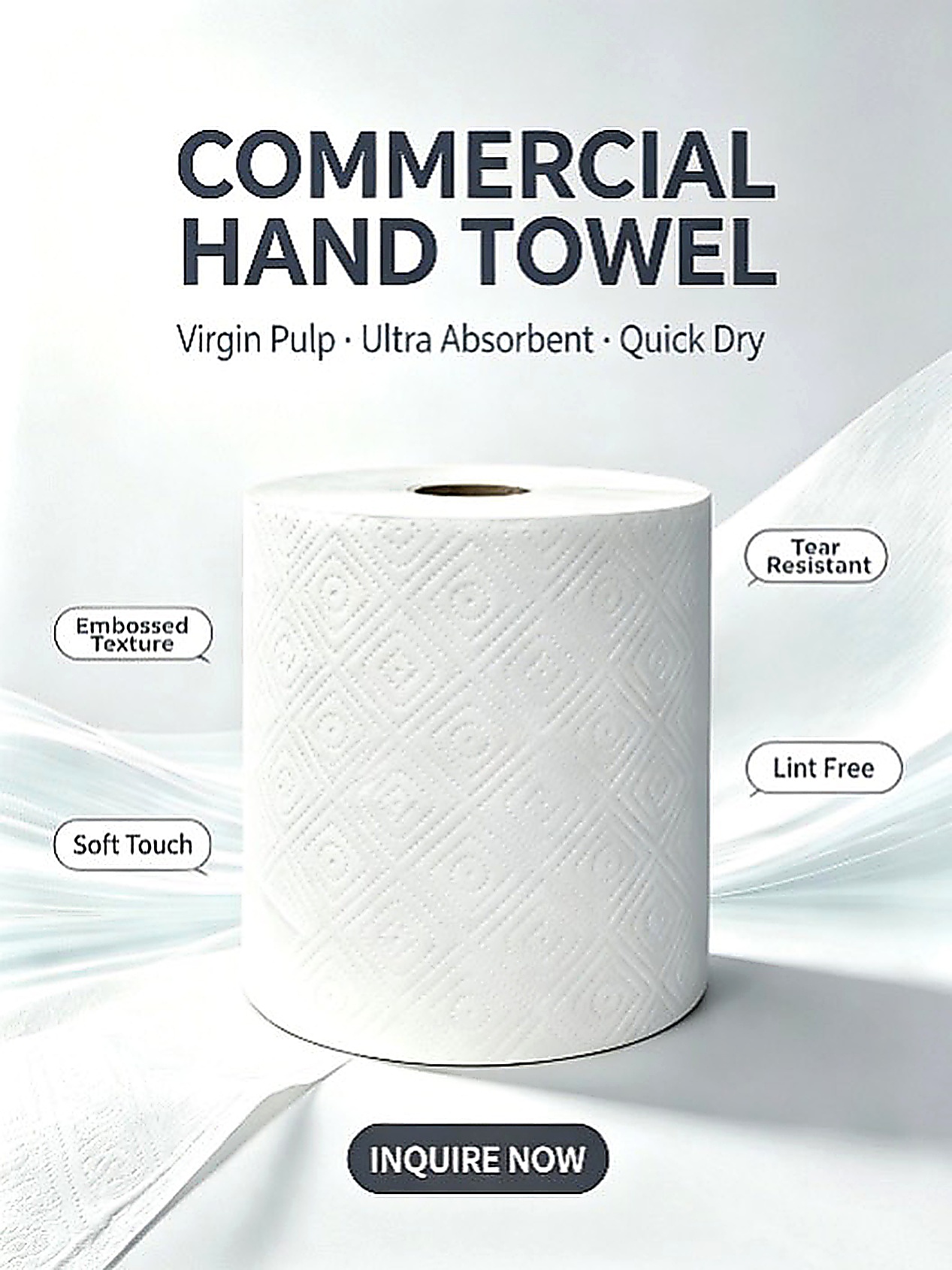 Commercial Paper Hand Towel Roll