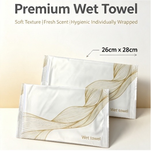ESSY Wet Towel single pouch presentation